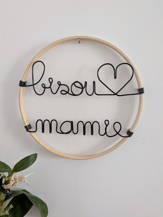 Couronne "bisou mamie"