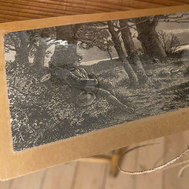 Lesezeichen, laminiert