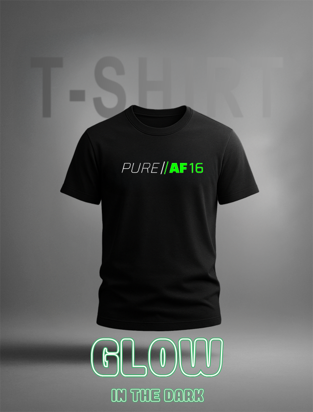 Andy Farley Pure AF 26 Glow T-Shirt (White Day / Neon Green Dark/UV)