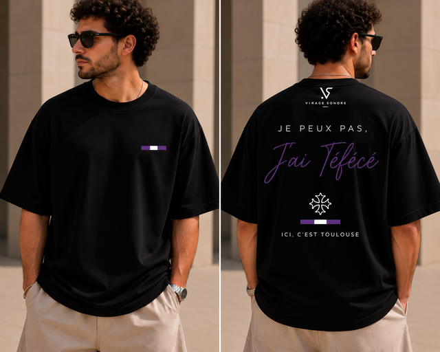 Tee-shirt TÉFÉCÉ - Je peux pas... - Oversize