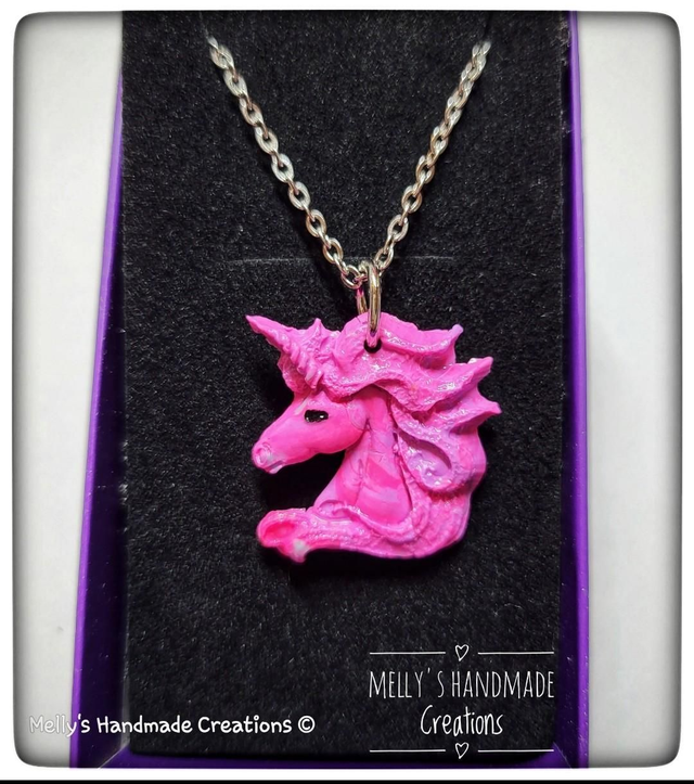 Unicorn Pendant on silver chain