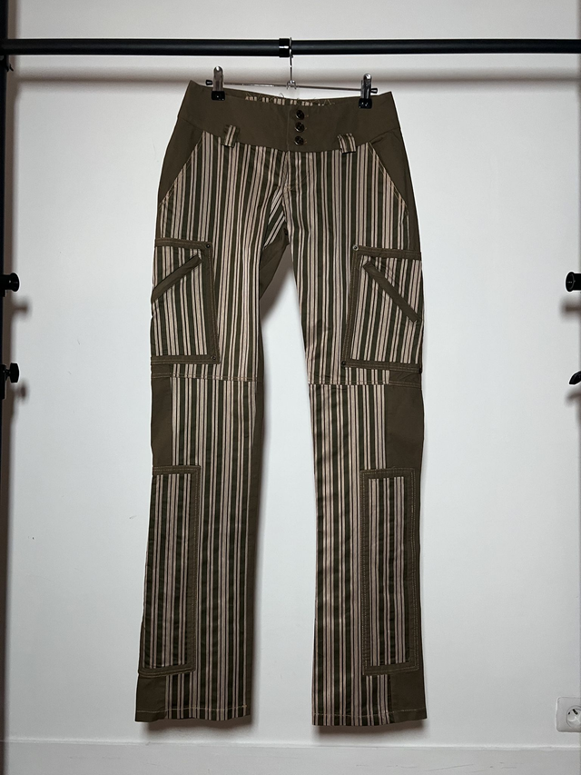  Stripped pants #0134 