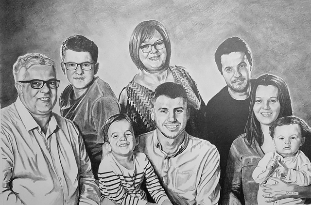 Commande de Portraits (couple, famille,..)