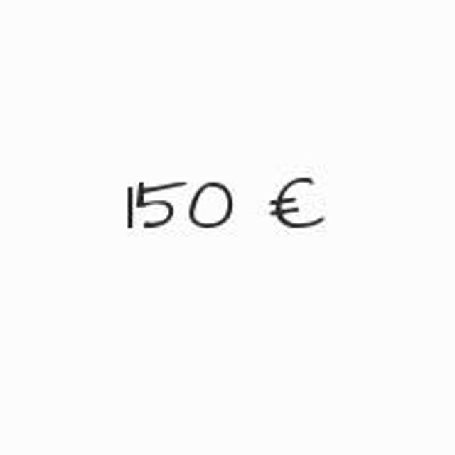 Gutschein Wert 150 €