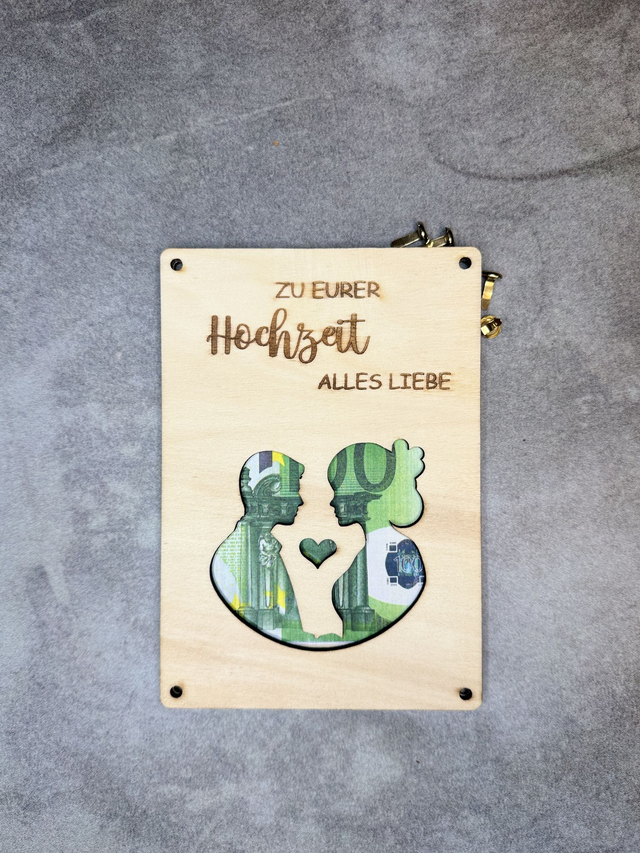 Geldgeschenk "Zu eurer Hochzeit..."