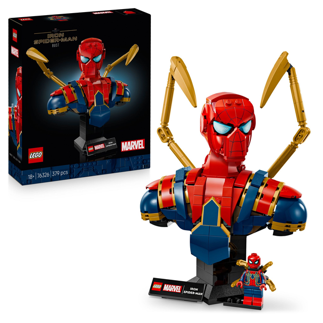 LEGO 76326 Super Heroes Iron Spider-Man Büste