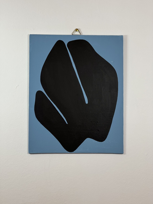 Peinture sur carton entoile 