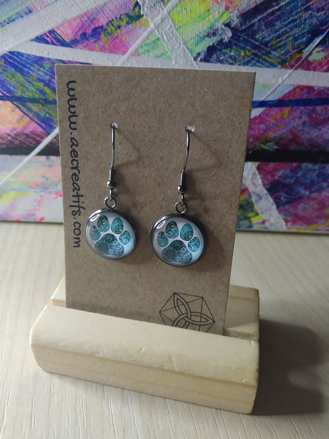 &quot;Les p&#039;tites pattes&quot; Bleu mandala