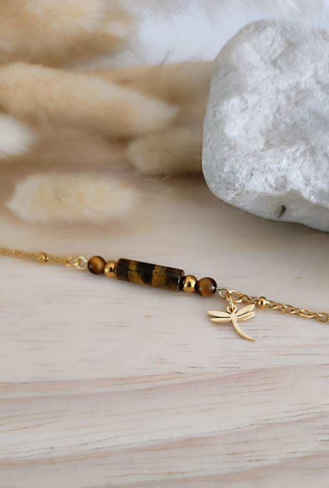 Chaîne de cheville Oeil de tigre