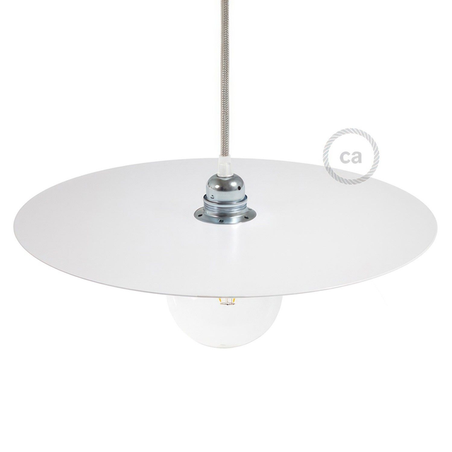 Lampenschirm Ellepi Oversize mit Eisenbeschichtung, 40 cm Durchmesser zum Aufhängen - Made in Italy  Artikel-Nr: DMBIA