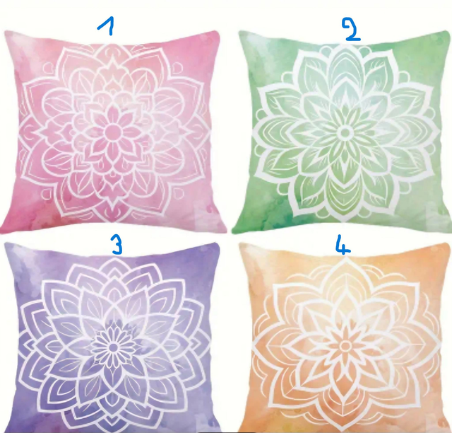 Coussins Mandalas au choix