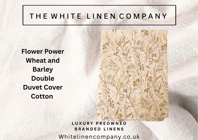 100% Cotton Double Barley and Wheat Duvet Cover