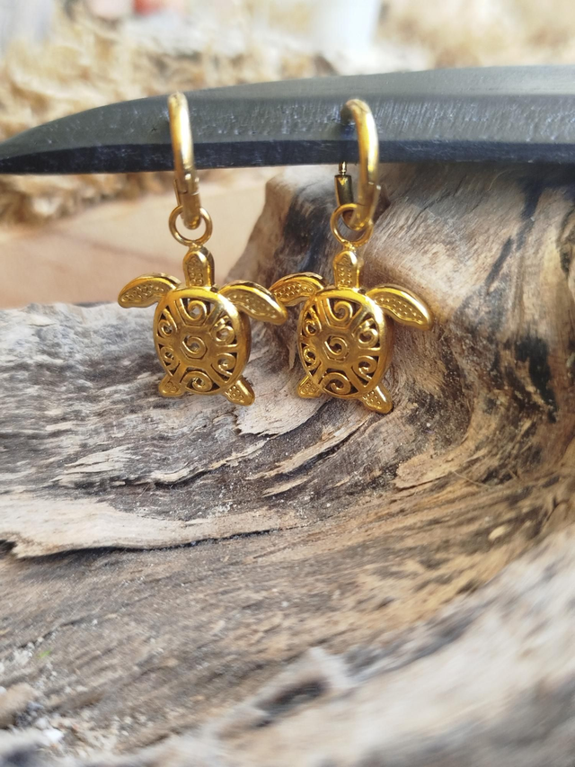 Boucle d&#039;oreille tortues 