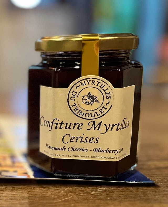 Confiture myrtilles &amp; cerises