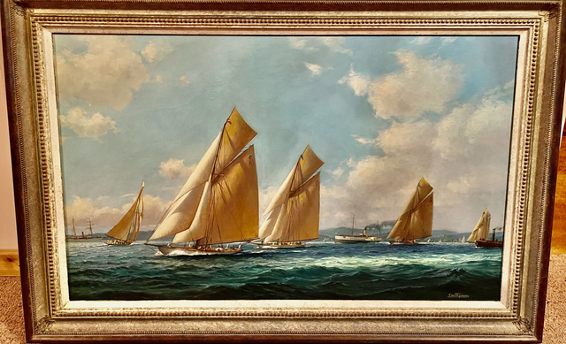 S. Francis Smitheman (1927–2016) – „Mariquita, Octavia and Noroda racing in the Solent, 7th August, 1911“