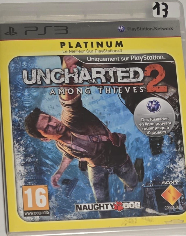 Uncharted 2 Il Covo Dei Ladri  platinum  ( gioco non e  in italiano)