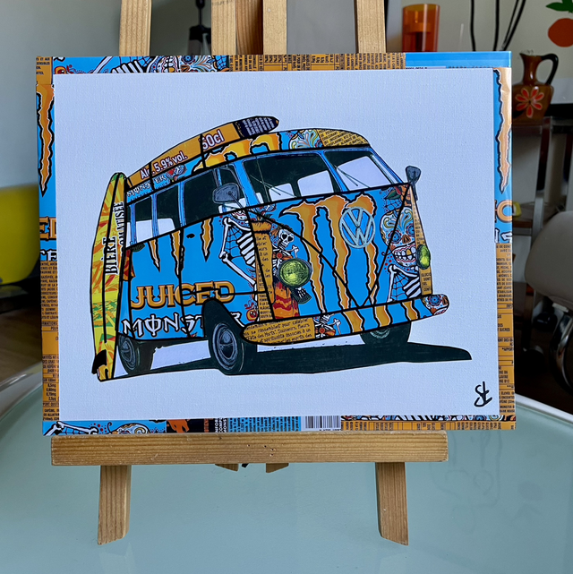 Tableau Combi vw vintage 