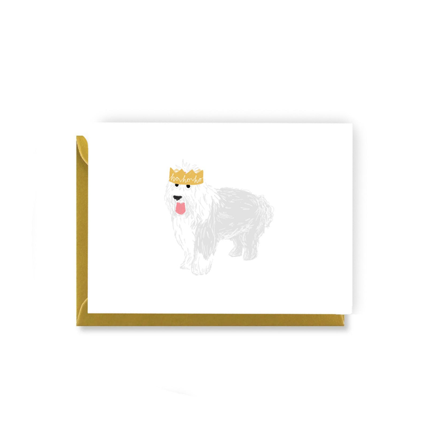 Festive Molly - Illustrated Christmas Card 