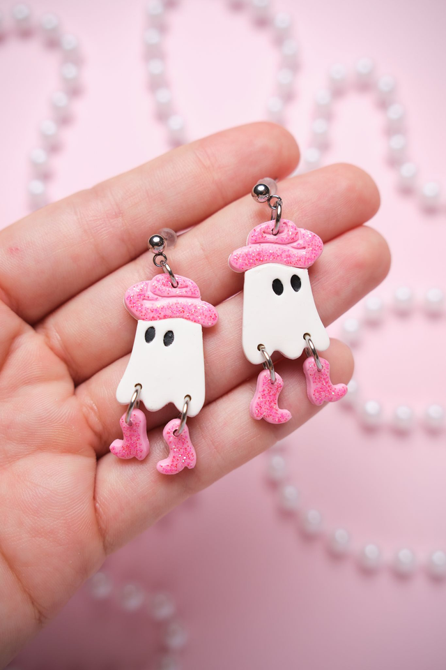 Pendientes de fantasmas cowboys