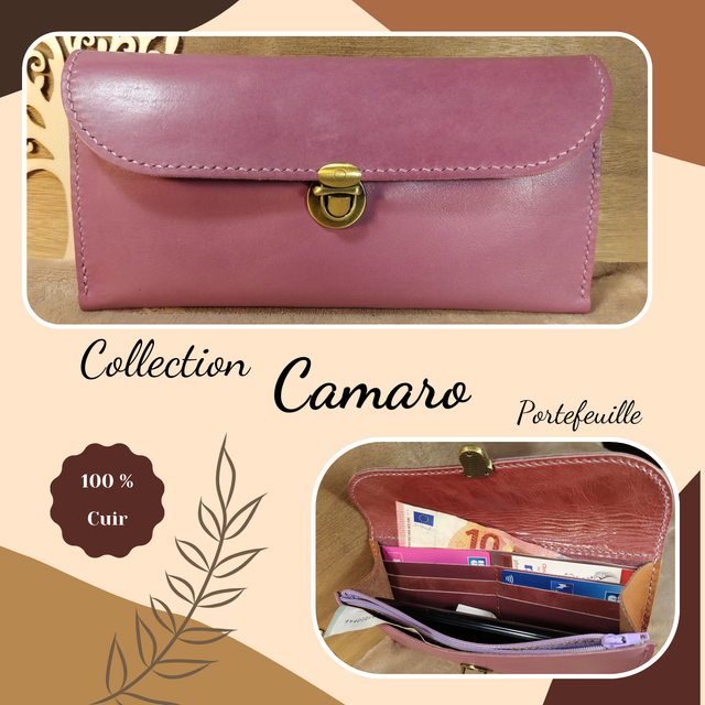 CAMARO portefeuille - Lilas