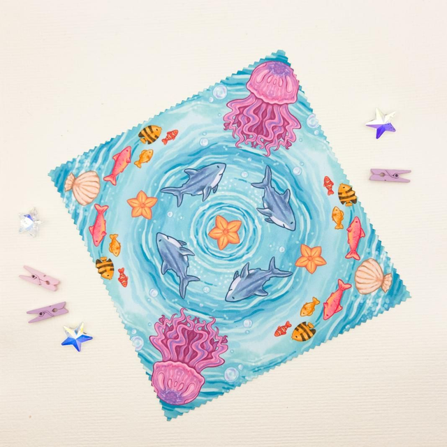 Rybia chusteczka do okularów | ZWIERZĘTA 