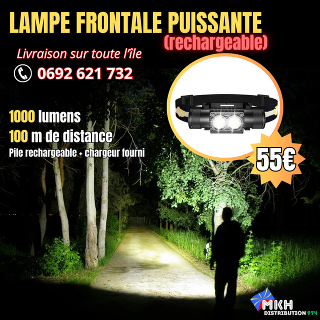 LAMPE FRONTALE PUISSANTE
