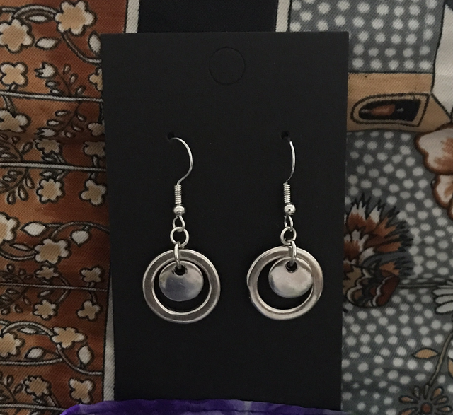 Silver Dangling Earrings - SDE167
