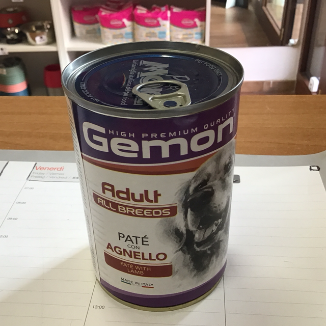 GEMON DOG PATE’ AGNELLO 400GR 8009470387811