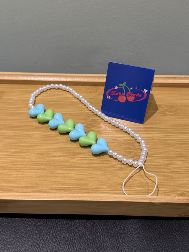 Crush Heart Beads Strap - Multicolours 