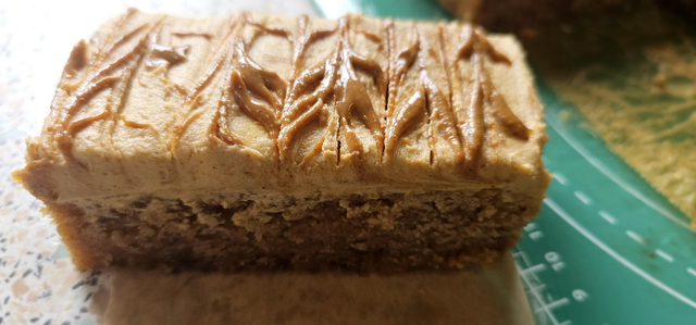 Vegan GF Peanut Butter Cake slice 