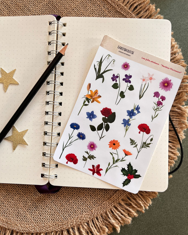 Les jolis stickers - Herbier Florissant