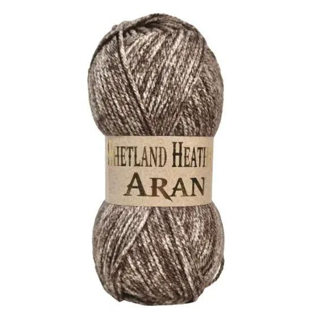 Woolcraft Shetland Heather Aran 100g - 08 Venetian