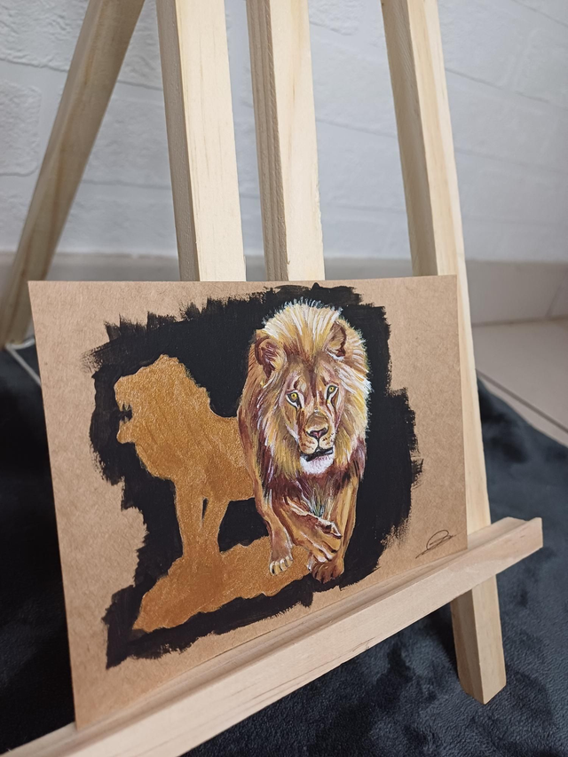 Peinture Lion