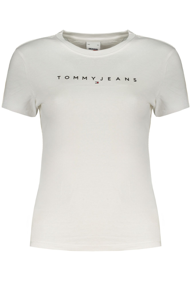 9833TOMMY HILFIGER T-SHIRT MANICHE CORTE DONNA BIANCO