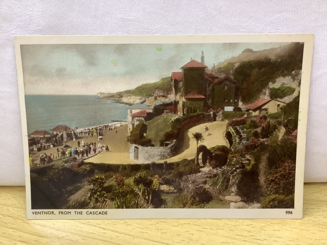 Ventnor, From the Cascade, Isle of Wight, Dean, The Bay Series  Dated 1935 postcard. Our Ref No R774 £2.50
