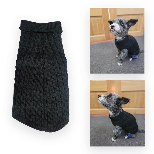 Black Knitted Jumper