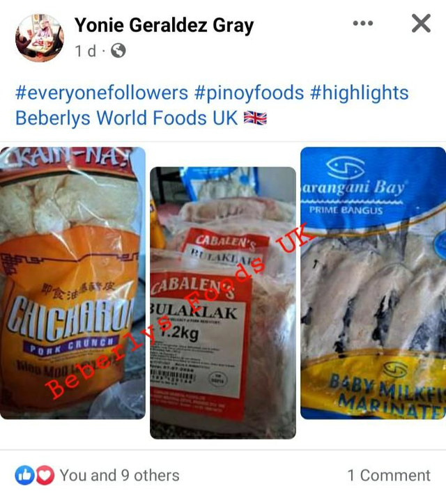 From Customer MRS GRAY( September 2023- Edinburgh)