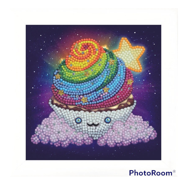 Rainbow Cupcake Kids Frameable