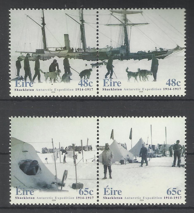  Ireland  2004 90th Anniv. of Shackleton's Antarctic Expedition set MNH