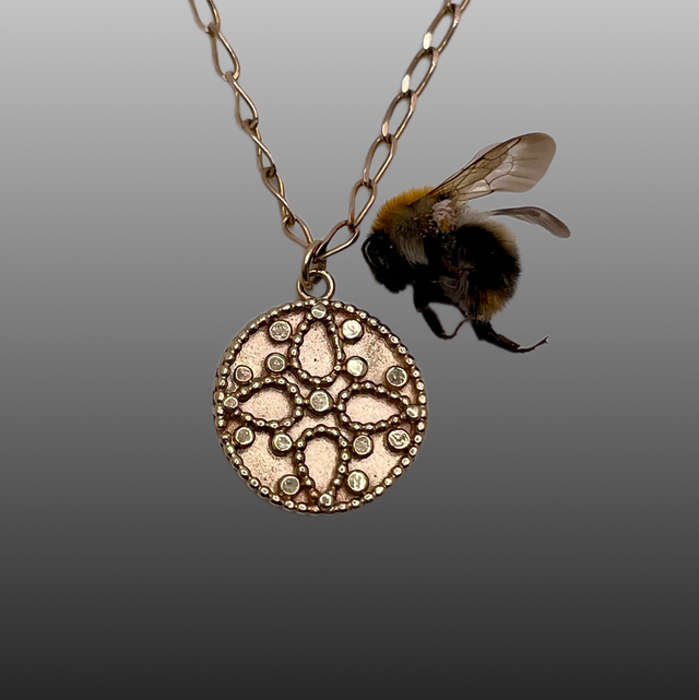 Medieval 9ct Yellow Gold Cruciform Pendant 