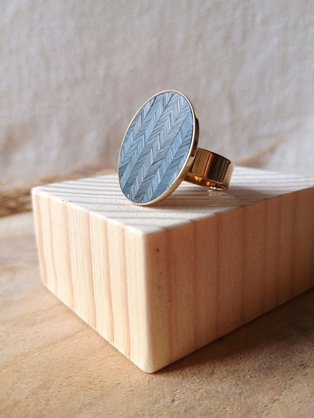 Bague PLATEAU Chevron