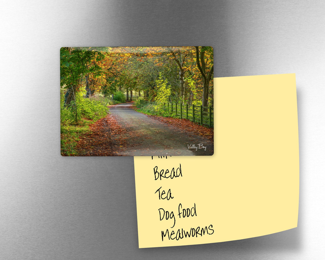 "Autumn in the Ewden Valley" Fridge Magnet 