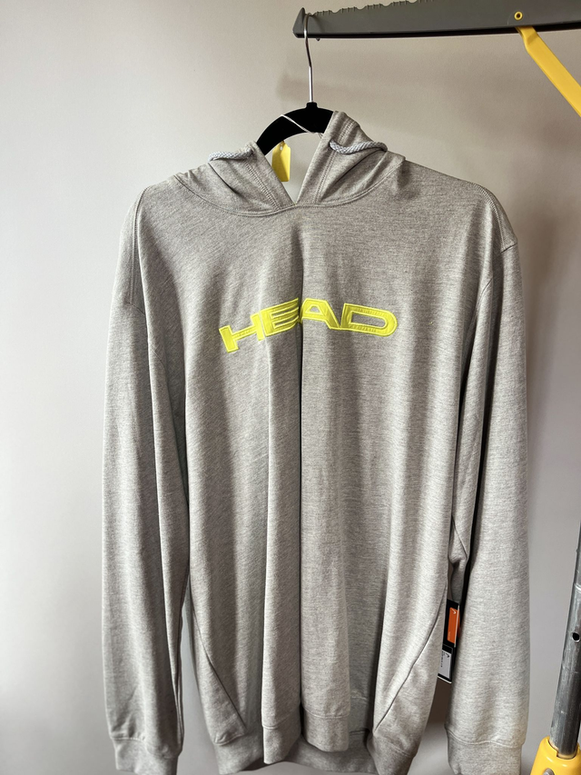 HEAD - Byron Hoodie - Grey/Yellow - XL