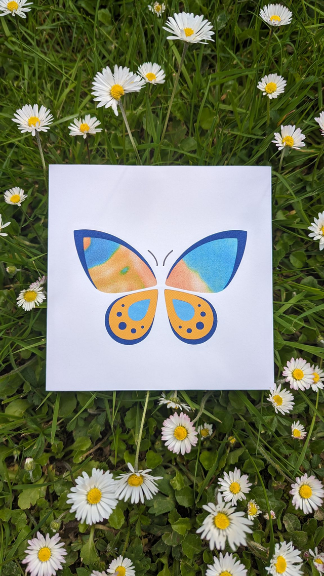 Carte papillon