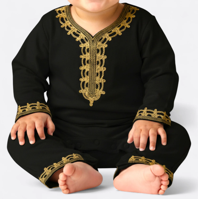 Grenouillère jellaba bébé 