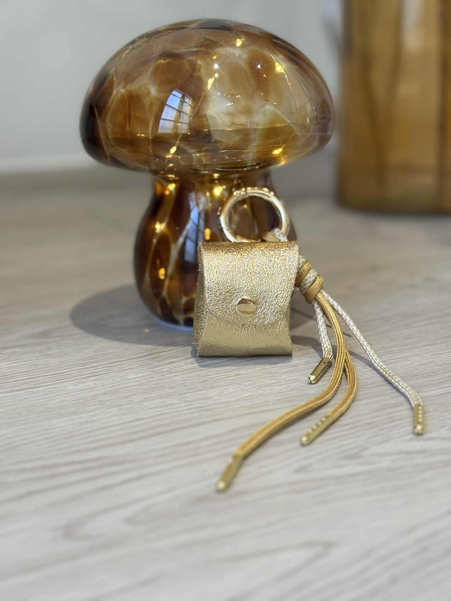 Porte-écouteurs ou Grigri de sac - Doré