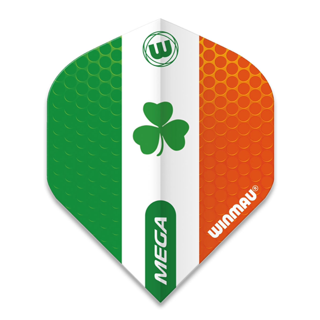 WINMAU MEGA STANDARD IRELAND CLOVER FLIGHTS 5023231001979