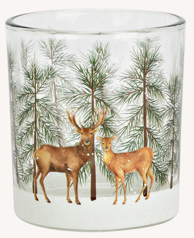 Glazen Waxinelichtjeshouder rendier