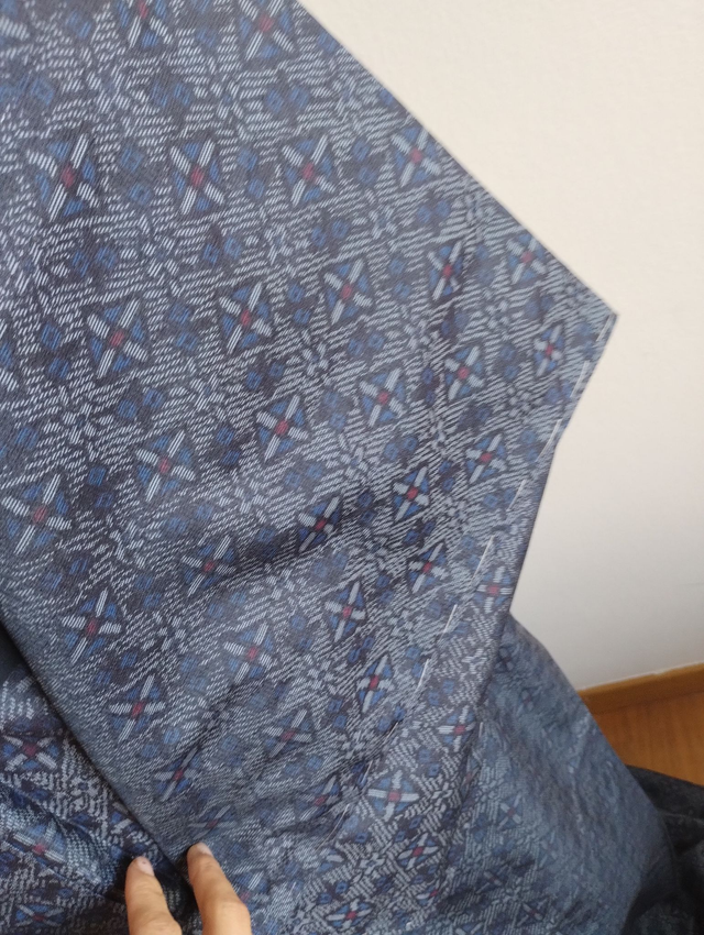 OSHIMA Unused Silk Kimono, Japanese Blue Vintage Silk Jacket Coat, Vintage OSHIMA Kimono, Gift for Her