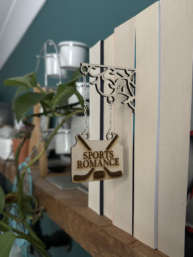 Sports Romance Book Divider Tavern Signs, Personalised Book Genre Shelf Dividers, Rustic Library Organisers, BookTok Aesthetic Gift for Readers